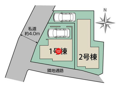 板橋区赤塚新町1丁目2棟 区画図