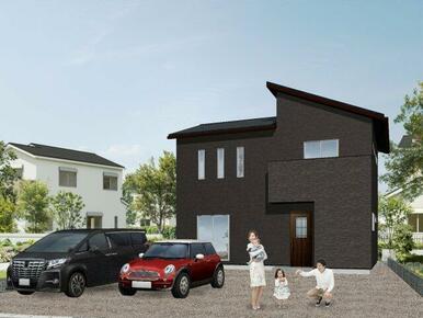 ※完成イメージ画像です。2月中旬完成予定。資料やモデルハウスでのご内覧も可能です。