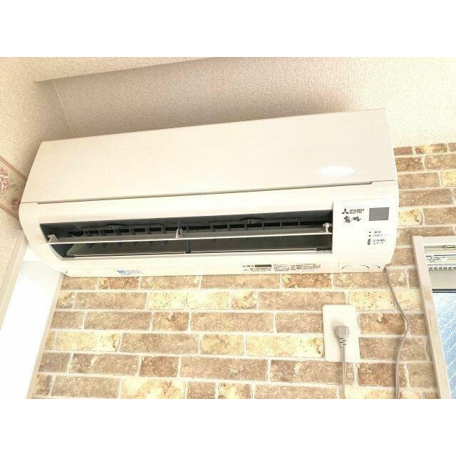 快適に過ごせるエアコン付