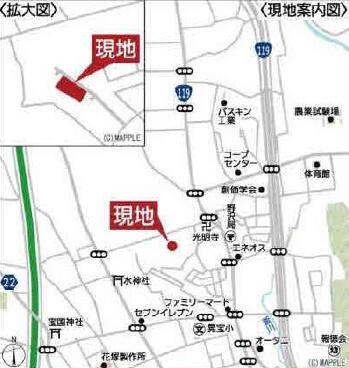 現地案内図