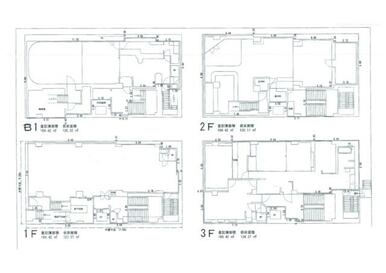 地下１Ｆ～３Ｆ間取り図