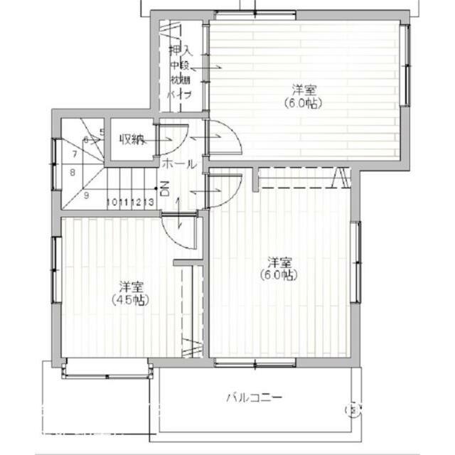 ２階平面図