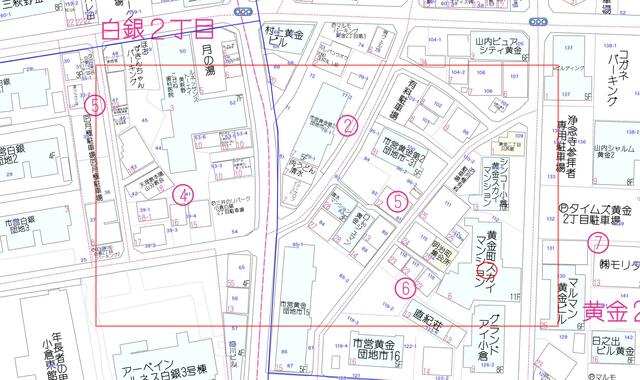 物件画像 北九州市小倉北区 黄金２丁目 (片野駅) 住宅用地