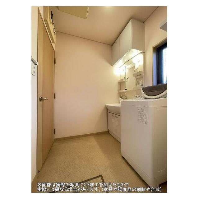 身支度・洗濯・お風呂と毎日大活躍の洗面スペース！