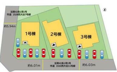 現地配置図です♪