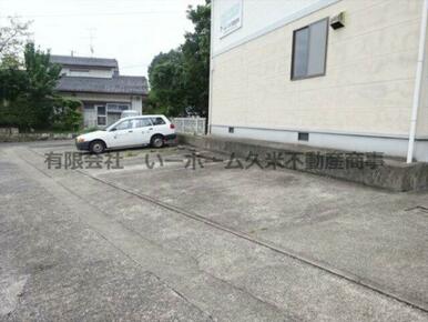 駐車場があるので、車を買う予定の方も安心です