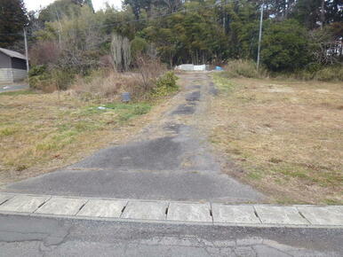 正面　市管理道路