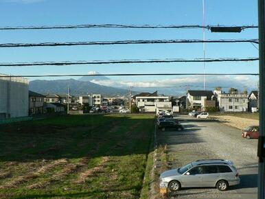 2階から富士山