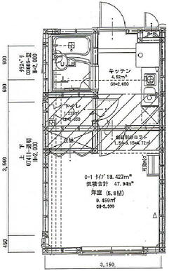 ロフトのある機能性の高いお部屋です