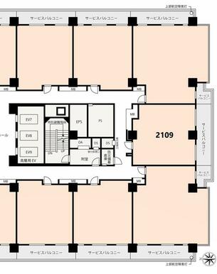 フロア平面図＊南向きのお部屋です＊