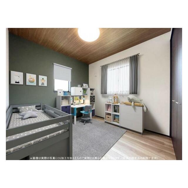 《2階5.2帖洋室》一段下げることで秘密基地のような特別な空間に＾＾