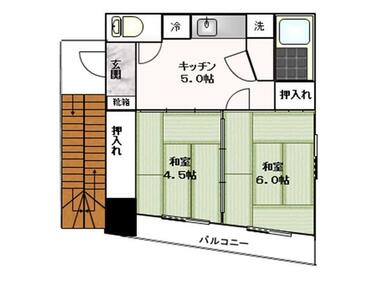 リフォーム済　畳からフローリング調の変更