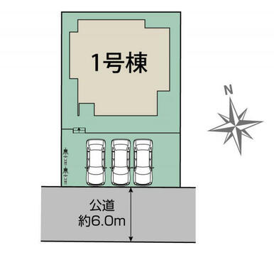 栃木市大平町富田1棟　区画図