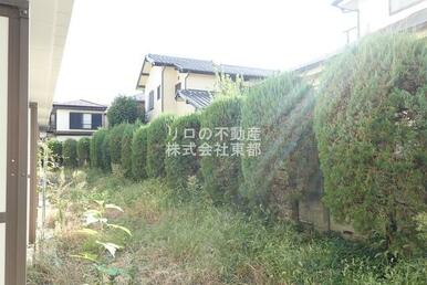 バルコニーからの景色です！