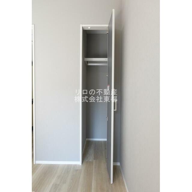 パイプハンガー付き☆畳まず衣類を掛けることができます♪