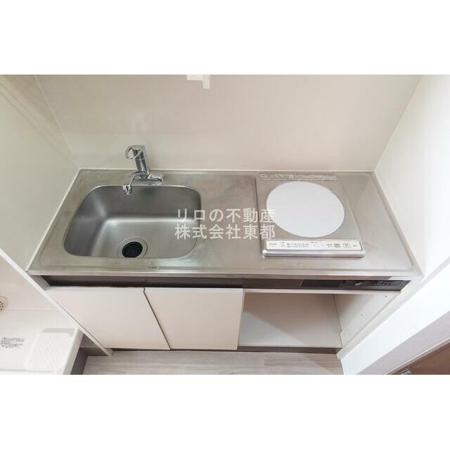 安全かつお掃除も楽々なIHクッキングヒーター付です！