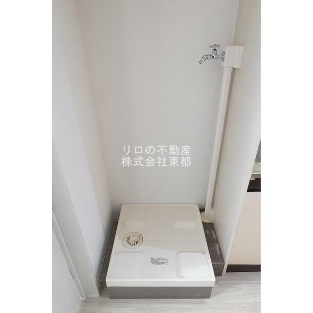 洗濯機置場には防水パンを設置！水漏れも安心です◎