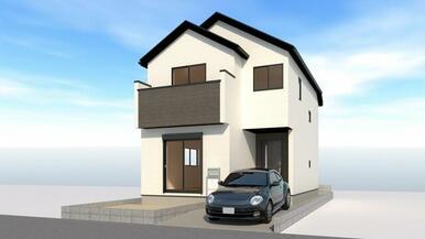 １号棟　完成予想図 ここに住むために一生懸命頑張ろうと思えてくる家に住みたい