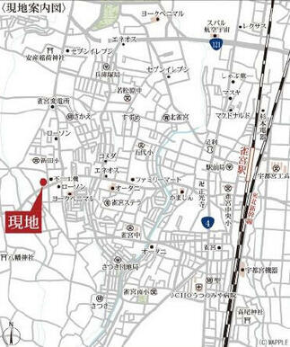 現地案内図