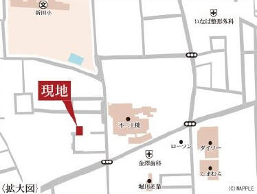 現地案内図・拡大