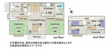 1階が広めな4LDKタイプ