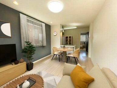 ※家具等を配置したイメージになります。エアコン以外の家具家電等は設備ではございません。