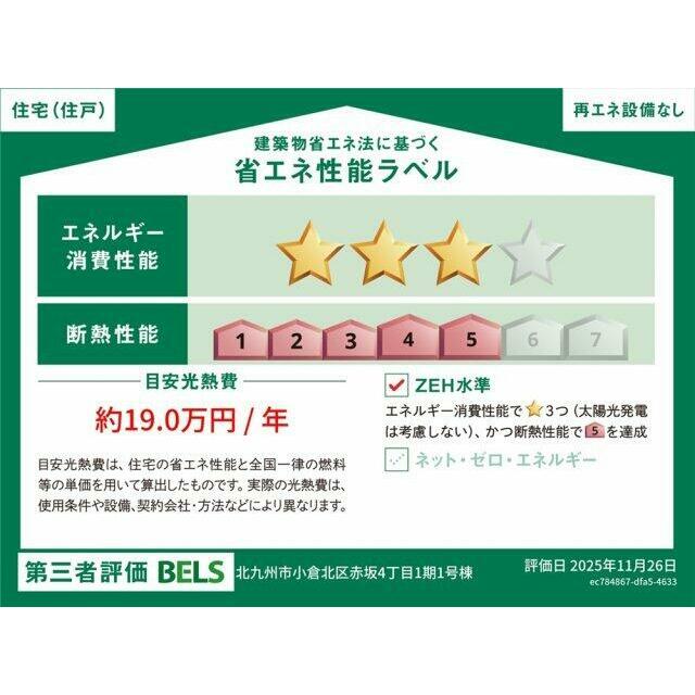 評価ガイドラインに基づき省エネルギー性能の評価及び表示を適確に実施しています