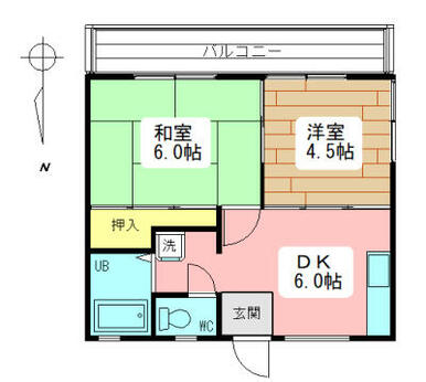 振分けタイプの２ＤＫ