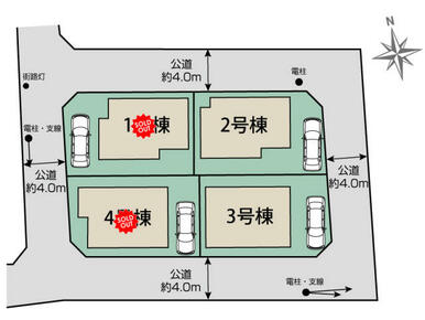府中栄町 区画図