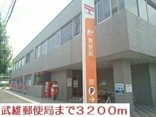 武雄郵便局まで3200m