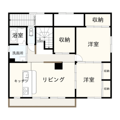 ２階間取り図