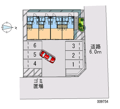 建物駐車場配置図