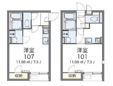 代表的な間取のため実際の間取とは異なる場合があります