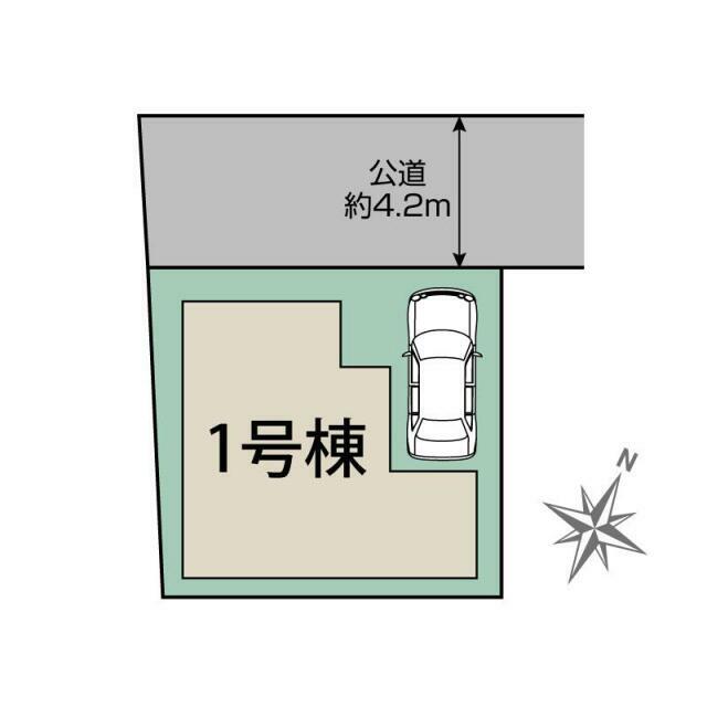 新座市片山3丁目 区画図