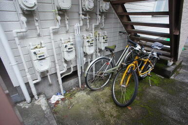 自転車置き場あります☆