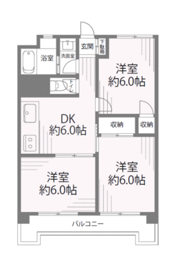 リビング起点で各部屋とつながる間取り