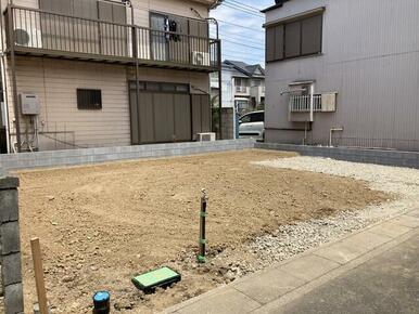 1号棟　現地更地写真 眺めているだけで風流な気分に浸ることができます