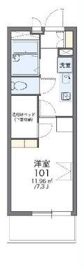 代表的な間取のため実際の間取とは異なる場合があります