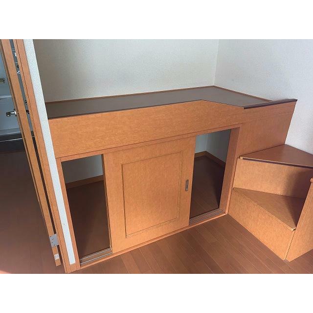 ベッドで