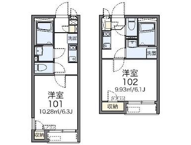 代表的な間取のため実際の間取とは異なる場合があります
