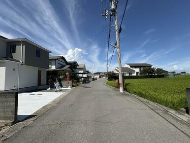 前面道路風景（南方面）