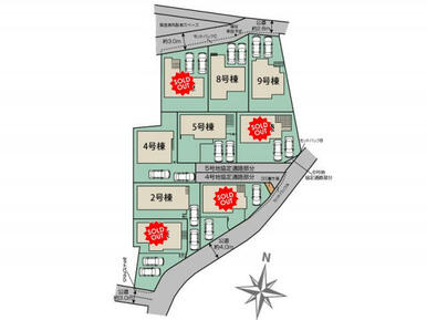 北九州市八幡東区清田1丁目2期9棟 区画図