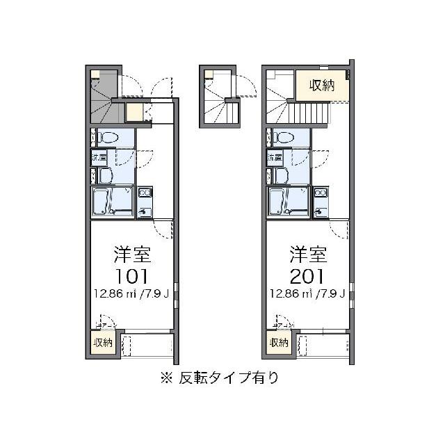 代表的な間取のため実際の間取とは異なる場合があります
