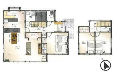 パントリーやウォークインクローゼットなど収納たっぷり