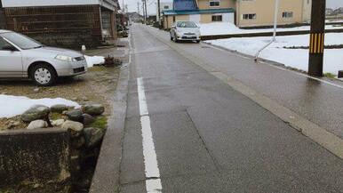 金太郎温泉近く角地！県道沿いで融雪あり！