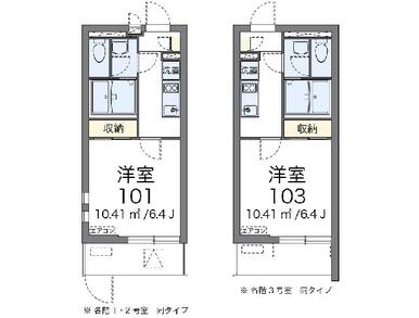 代表的な間取のため実際の間取とは異なる場合があります
