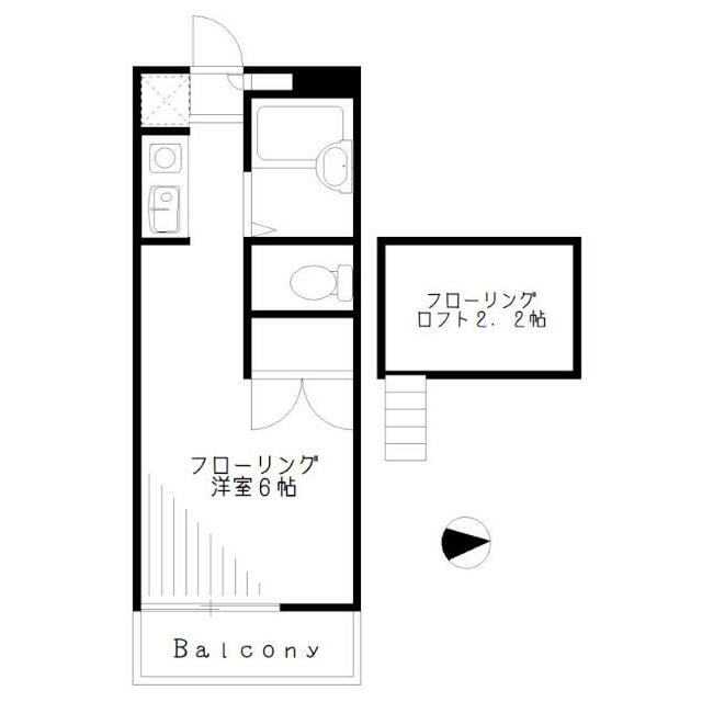 ロフト付きのお部屋！