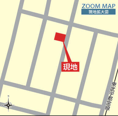 現地案内図・拡大図