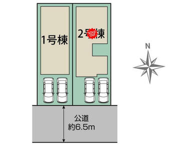 名古屋市中川区水里5丁目2棟 区画図