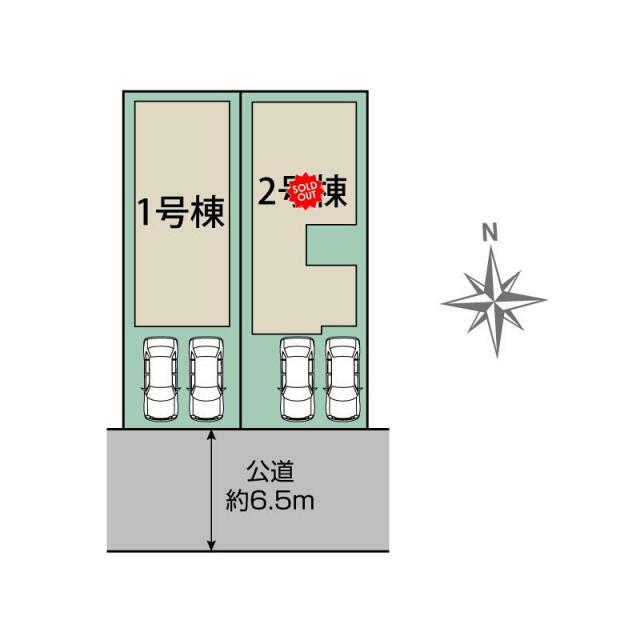 名古屋市中川区水里5丁目2棟 区画図